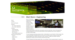Desktop Screenshot of mue.music.miami.edu