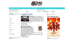 Desktop Screenshot of events.miami.com