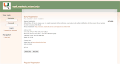 Desktop Screenshot of esrf.mededu.miami.edu