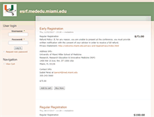 Tablet Screenshot of esrf.mededu.miami.edu