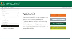 Desktop Screenshot of goabroad.miami.edu
