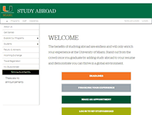 Tablet Screenshot of goabroad.miami.edu