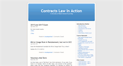 Desktop Screenshot of contractslawinaction.law.miami.edu