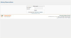Desktop Screenshot of dmschedule.library.miami.edu