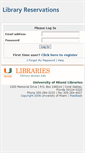 Mobile Screenshot of dmschedule.library.miami.edu