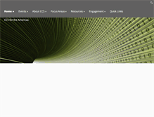 Tablet Screenshot of ccs.miami.edu