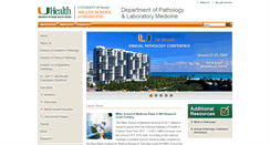 Desktop Screenshot of pathology.med.miami.edu