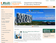 Tablet Screenshot of pathology.med.miami.edu