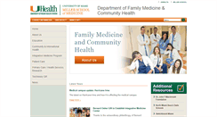 Desktop Screenshot of familymedicine.med.miami.edu